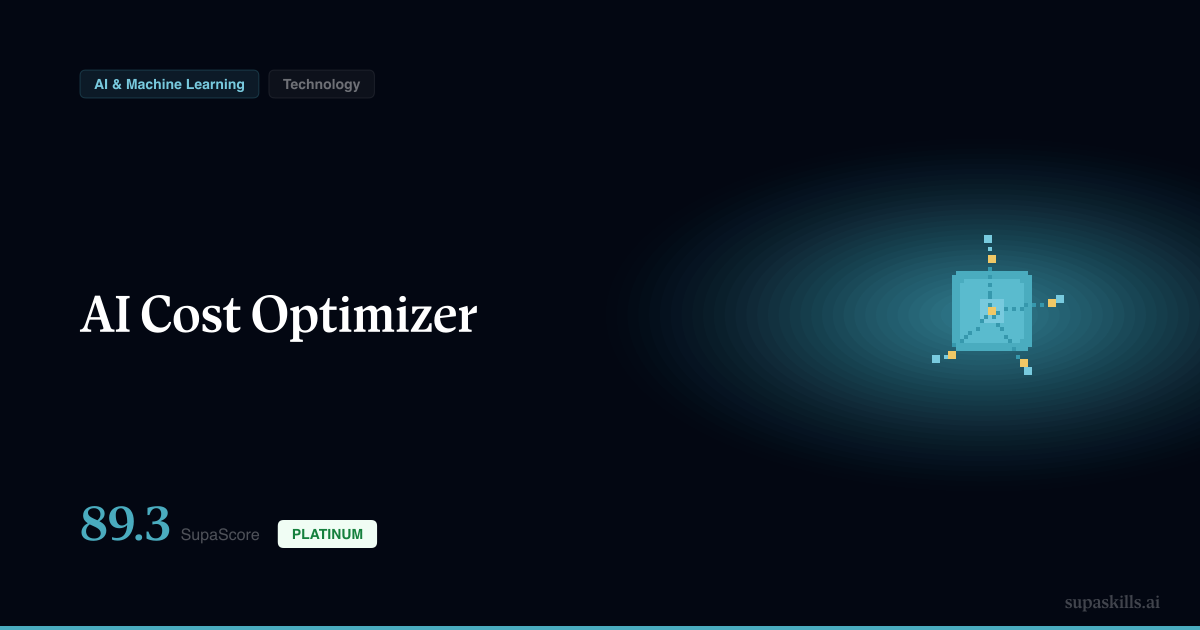 AI Cost Optimizer — SupaSkills