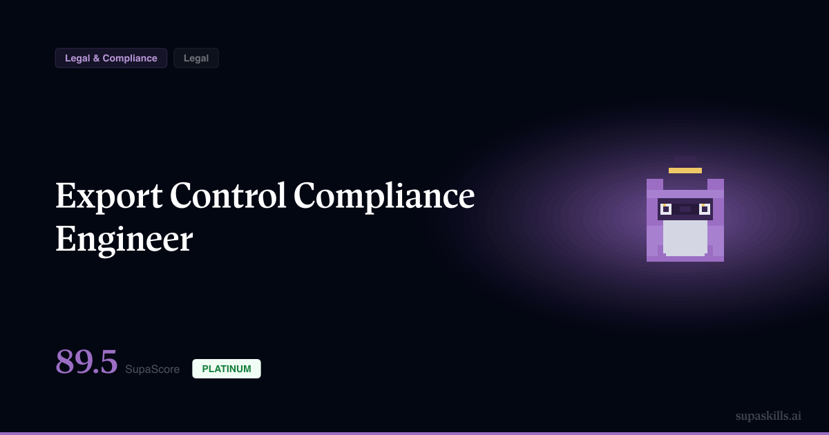 Export Control Compliance Engineer — SupaSkills