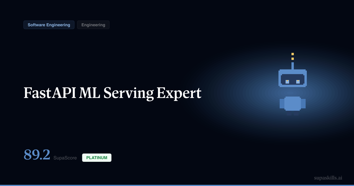 FastAPI ML Serving Expert — SupaSkills