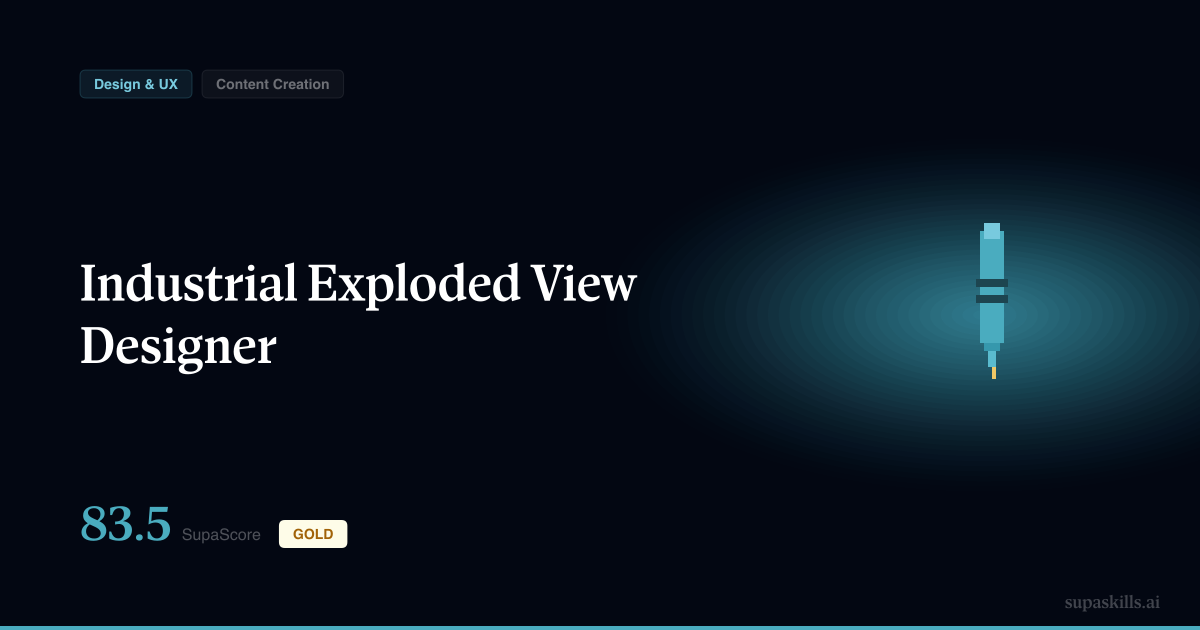 Industrial Exploded View Designer — SupaSkills