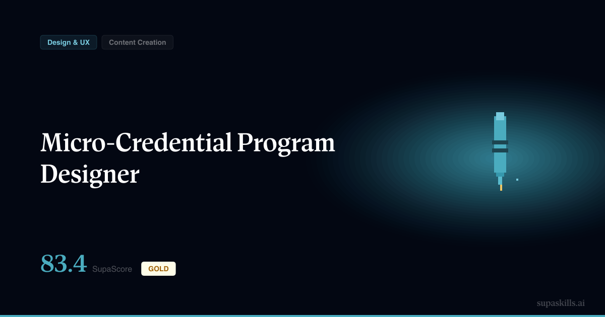 Micro-Credential Program Designer — SupaSkills