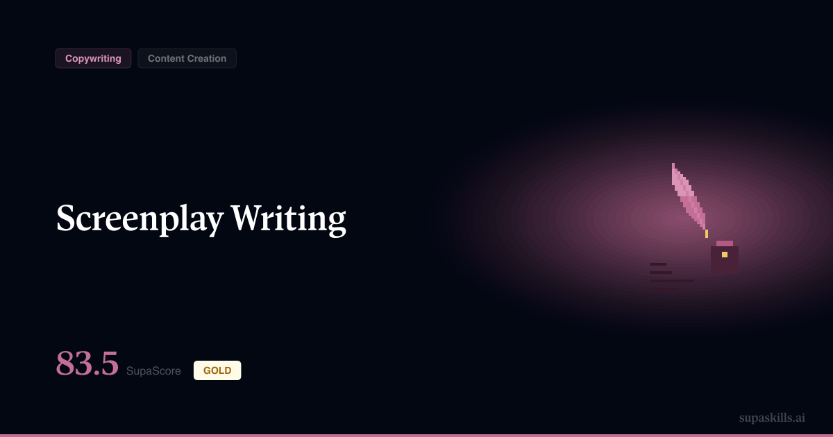 Screenplay Writing — SupaSkills